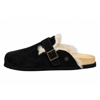 Sabot Cozy in camoscio nero Viviana Vi VV24632