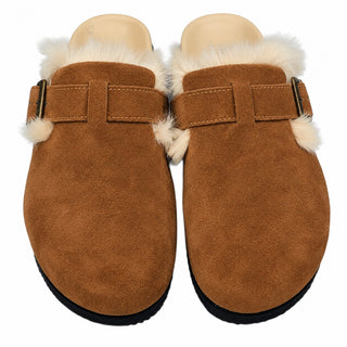 Sabot Cozy in camoscio tabacco Viviana Vi VV24632