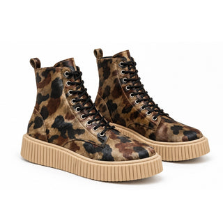 Stivaletto biker rock camouflage VV25102