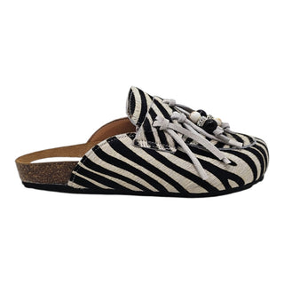Sabot Samira in cavallino zebra con frange Viviana Vi VV25301