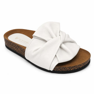Sandalo Bow in pelle bianco Viviana Vi VV25304