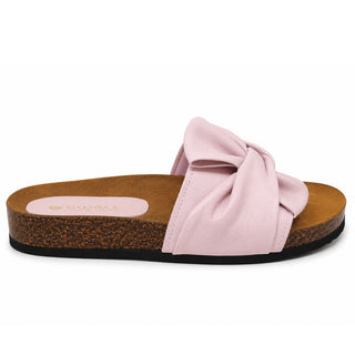 Sandalo Bow in pelle cipria Viviana Vi VV25304