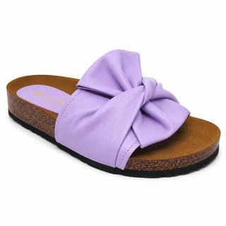 Sandalo Bow in pelle glicine Viviana Vi VV25304