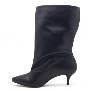 Bottine à talon aiguille de 5 cm Elodie en cuir noir Viviana Vi VV26503